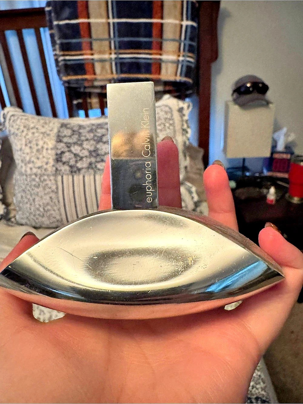 Calvin Klein Silver Compact